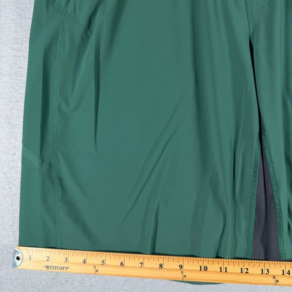 Lululemon License to Train Lined Short 10 Green Grey Mens XXL Training Shorts